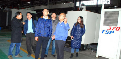 清華同方資本管理公司領(lǐng)導(dǎo)來(lái)星火機(jī)床公司考察