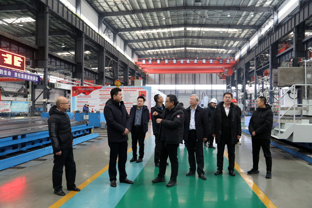 機(jī)械工業(yè)第六設(shè)計研究院有限公司董事長顧曉山一行到星火數(shù)控調(diào)研交流