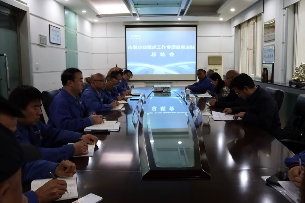 市國資委專項督察組蒞臨天水星火機床督導(dǎo)重點工作
